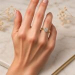 LuminMesh Cluster CVD Diamond Ring