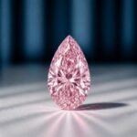 Pink Pear Cut Loose Lab Grown Diamond - Image 2