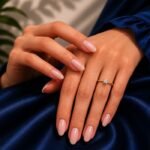 Princess Cut Solitaire Yellow Gold Ring - Image 3