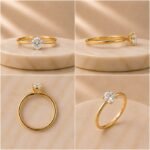 Round Brilliant Solitaire Yellow Gold Ring - Image 2