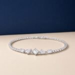 Multi-shape lab diamond tennis bracelet - Image 2