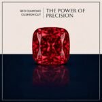 Loose Cushion Cut Red Lab Grown Diamond with Brilliant Sparkle