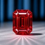Loose Red Emerald Cut Lab Grown Diamond – Premium Step Cut Luxury Stone - Image 2