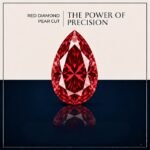 Loose Pear Cut Red Lab Grown Diamond with Brilliant Sparkle