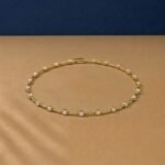 Brilliant Round Cut Lab Diamond Link Station Bracelet