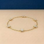 Marquise Cluster Butterfly Lab Diamond Chain Bracelet - Image 2