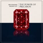 Loose Radiant Cut Red Lab Grown Diamond with Exceptional Sparkle