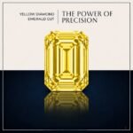 Loose Yellow Emerald Cut Lab Grown Diamond with Elegant Sparkle
