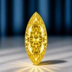 Loose Yellow Marquise Cut Lab Grown Diamond - Image 2