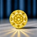 Loose Yellow Round Cut Lab Grown Diamond - Image 2
