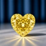 Loose Yellow Heart Cut Lab-Grown Diamond - Image 2