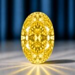 Loose Yellow Oval Cut Lab Grown Diamond - Image 2