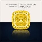 Loose Yellow Cushion Cut Lab Grown Diamond with Brilliant Sparkle