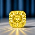 Loose Yellow Cushion Cut Lab Grown Diamond - Image 2