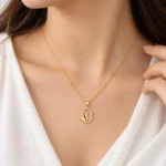Luxury Butterfly Halo Lab Grown Diamond Pendant in 18K Gold for Women – Perfect for Gifting & Everyday Elegance - Image 2