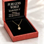 Elegant Three Marquise Leaf Lab Grown Diamond Pendant in 18K Gold for Women - Image 5