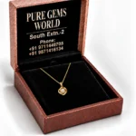 Stunning Swirl Solitaire Lab Grown Diamond Pendant in 18KGold – Contemporary Luxury Jewellery for Women - Image 5