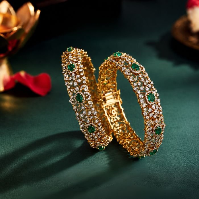 Verdant Ivy Lab Grown Diamond Bangle | Certified Diamond Jewelry Verdant Ivy Lab Grown Diamond Bangle featuring certified sparkling lab grown diamonds with an elegant ivy-inspired design for women.