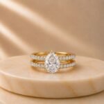 Pearlance Lab Grown Diamond Ring Stack with sparkling lab grown diamonds in elegant stackable bands for women