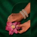 Teardrop Serenade Lab Grown Diamond Bangle – Elegant Certified Diamond Bangle for Women - Image 2