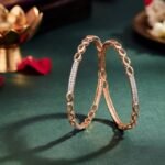 Verona Linked Lab Grown Diamond Bangle for Women with Premium Sparkling Lab Grown Diamonds