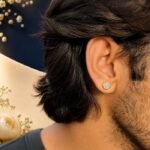 Hexa Dic Solitaire Diamond Men’s Ear Stud in 18K Gold – 1.50CT D Color VVS2 Certified Luxury Gold Earring - Image 2