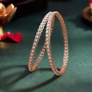 Lumina Bezel Lab Grown Diamond Bangle for Women with Elegant Bezel Set Lab Grown Diamonds