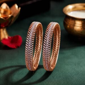 Ever Chevron Lab Grown Diamond Bangle crafted with premium CVD diamonds for women