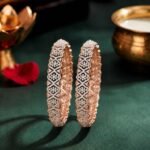 Bloom Weave Lab Grown Diamond Bangle with premium CVD diamonds for women