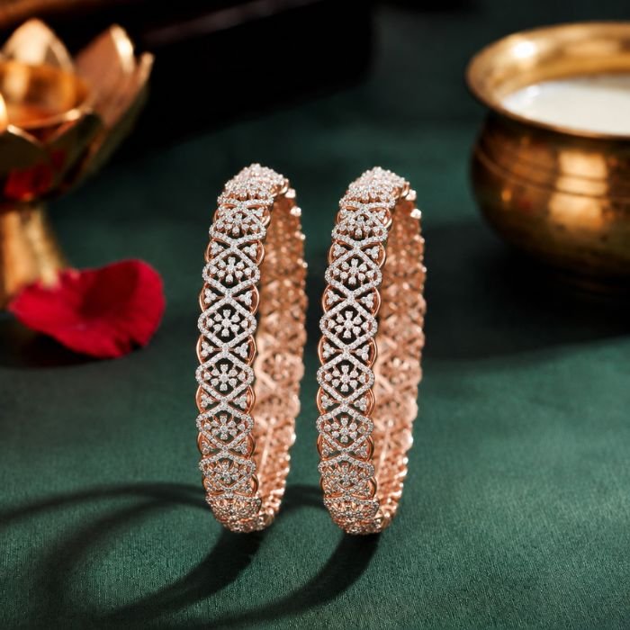 Bloom Weave Lab Grown Diamond Bangle Bloom Weave Lab Grown Diamond Bangle with premium CVD diamonds for women