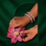 Flora Lab Grown Diamond Bangle | Elegant CVD Diamond Bangle for Women - Image 2