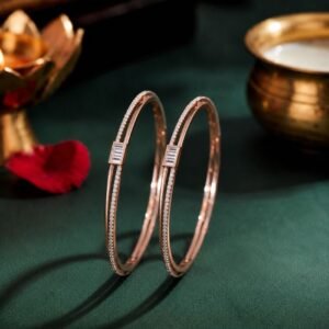 Minimal Style Lab Grown Diamond Bangle featuring premium CVD diamonds for women