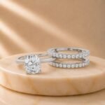 Luna Oval Lab Grown Diamond Ring Stack – Luxury Stackable Diamond Ring Set for Women - Image 2