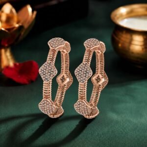 Volt Coil Lab Grown Diamond Bangle featuring premium CVD diamonds for women