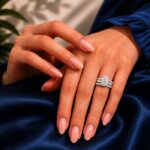Luna Oval Lab Grown Diamond Ring Stack with brilliant oval-cut lab grown diamonds in elegant stackable bands for women