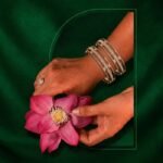 T-Bar Spacer Lab Grown Diamond Bangle | Premium CVD Diamond Designer Bangle for Women - Image 2