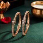 Royal Mesh Lab Grown Diamond Bangle featuring premium CVD diamonds displayed from front view, side view, top view, and angled perspective.