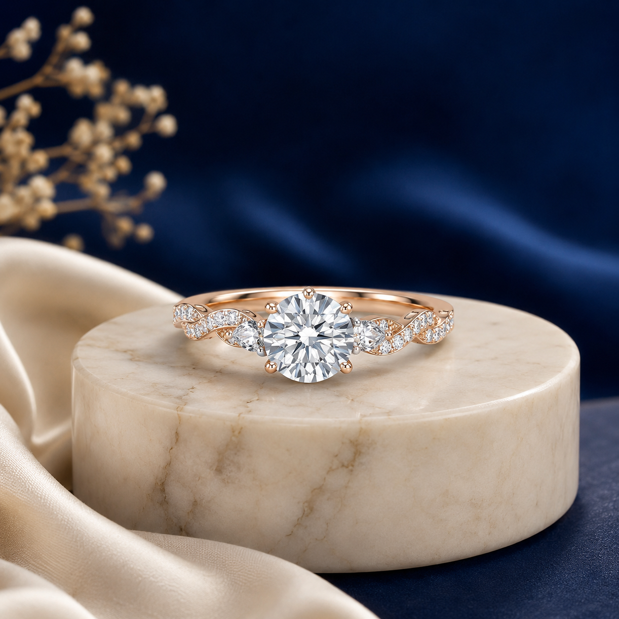 Lab grown diamond rings for women collection of IGI certified elegant engagement and fashion rings with sparkling diamonds