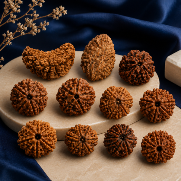 Authentic Rudraksha beads and mala for meditation