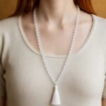 Natural Clear Quartz Crystal Mala 6mm & 8mm | 108 Beads - Image 3