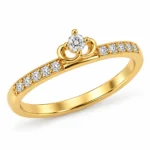 Tiara Pavé Lab Grown Diamond Ring | 18K Gold Ring - Image 2