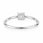 18K Gold Round Lab Grown Diamond Ring | Ring For Women - Image 2
