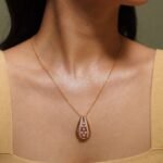 Elegant CVD Diamond Teardrop Pendant for Women - Image 4