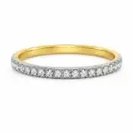 Lumiera diamond band featuring an elegant sparkling diamond design