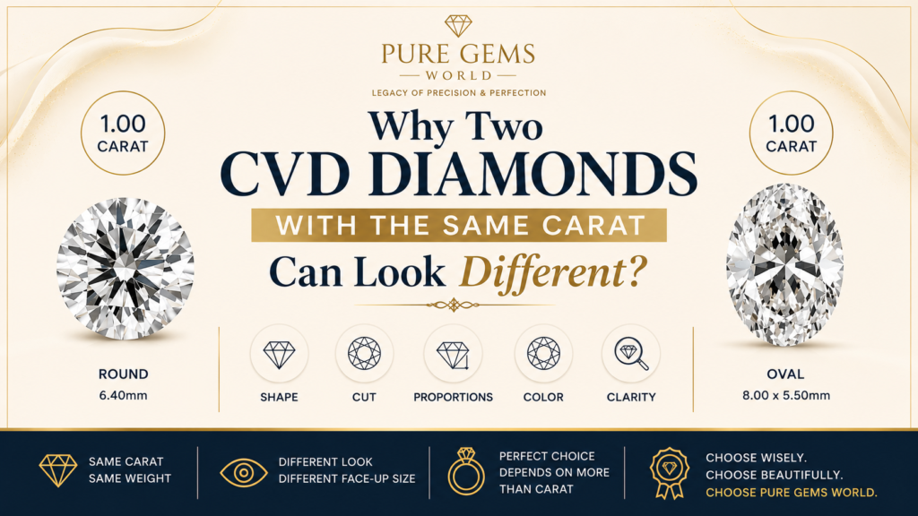 Why Two CVD Diamonds With the Same Carat Can Look Different