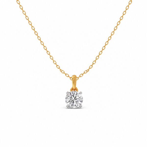 Lab Grown Diamond Solitaire Pendant for Women