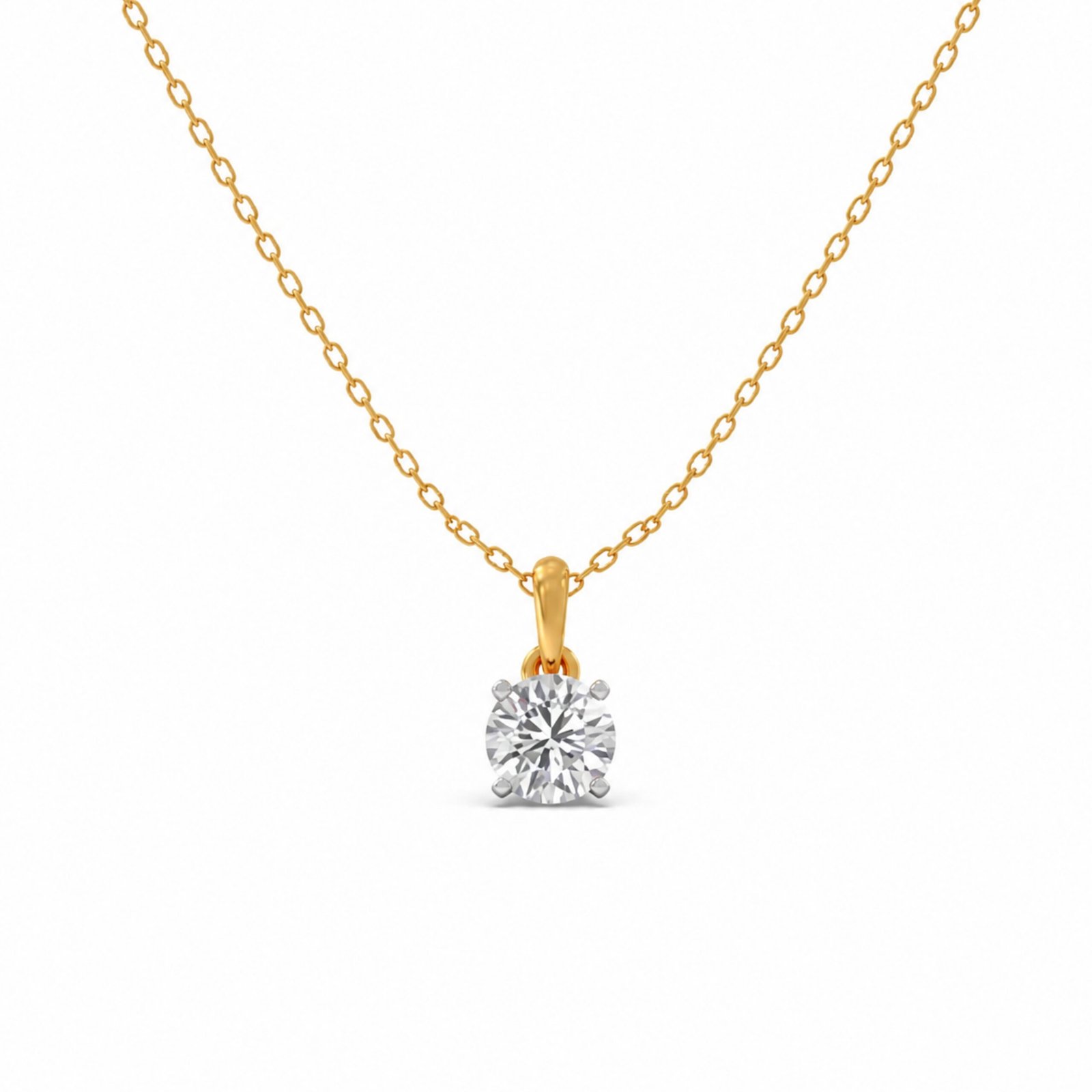 Lab Grown Diamond Solitaire Pendant for Women Lab Grown Diamond Solitaire Pendant for Women