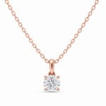 Solitaire Lab Grown Diamond Pendant for Women - Image 2
