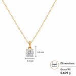 Solitaire Lab Grown Diamond Pendant for Women - Image 5