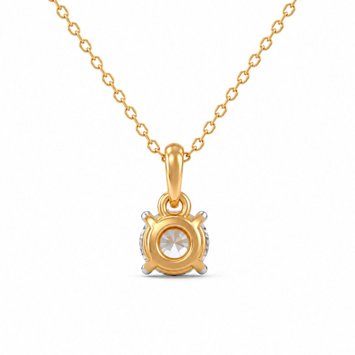 Solitaire Lab Grown Diamond Pendant for Women - Image 8